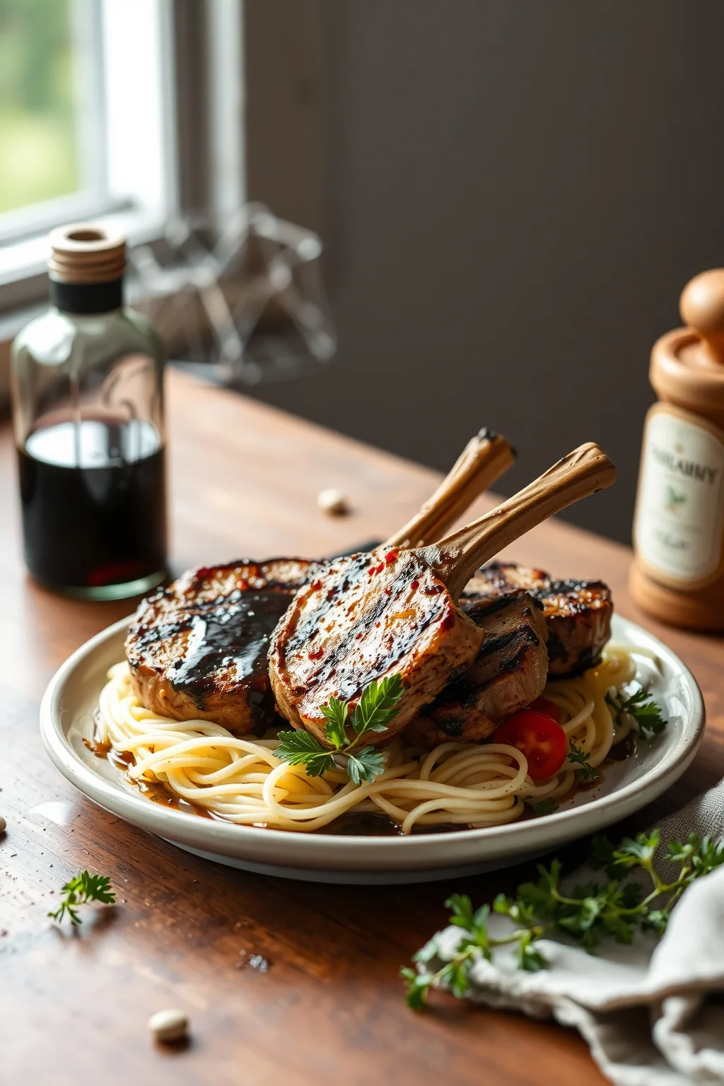 Balsamic Grilled Pork Chops Recipe