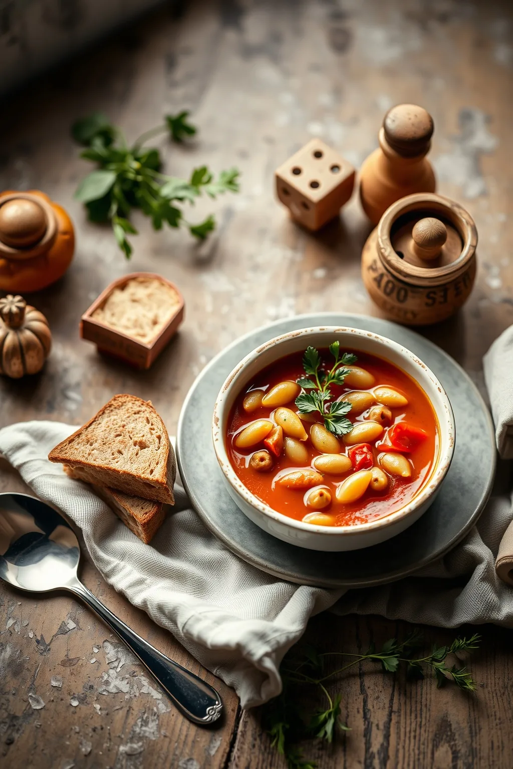 Chickpea and Pasta Soup Recipe