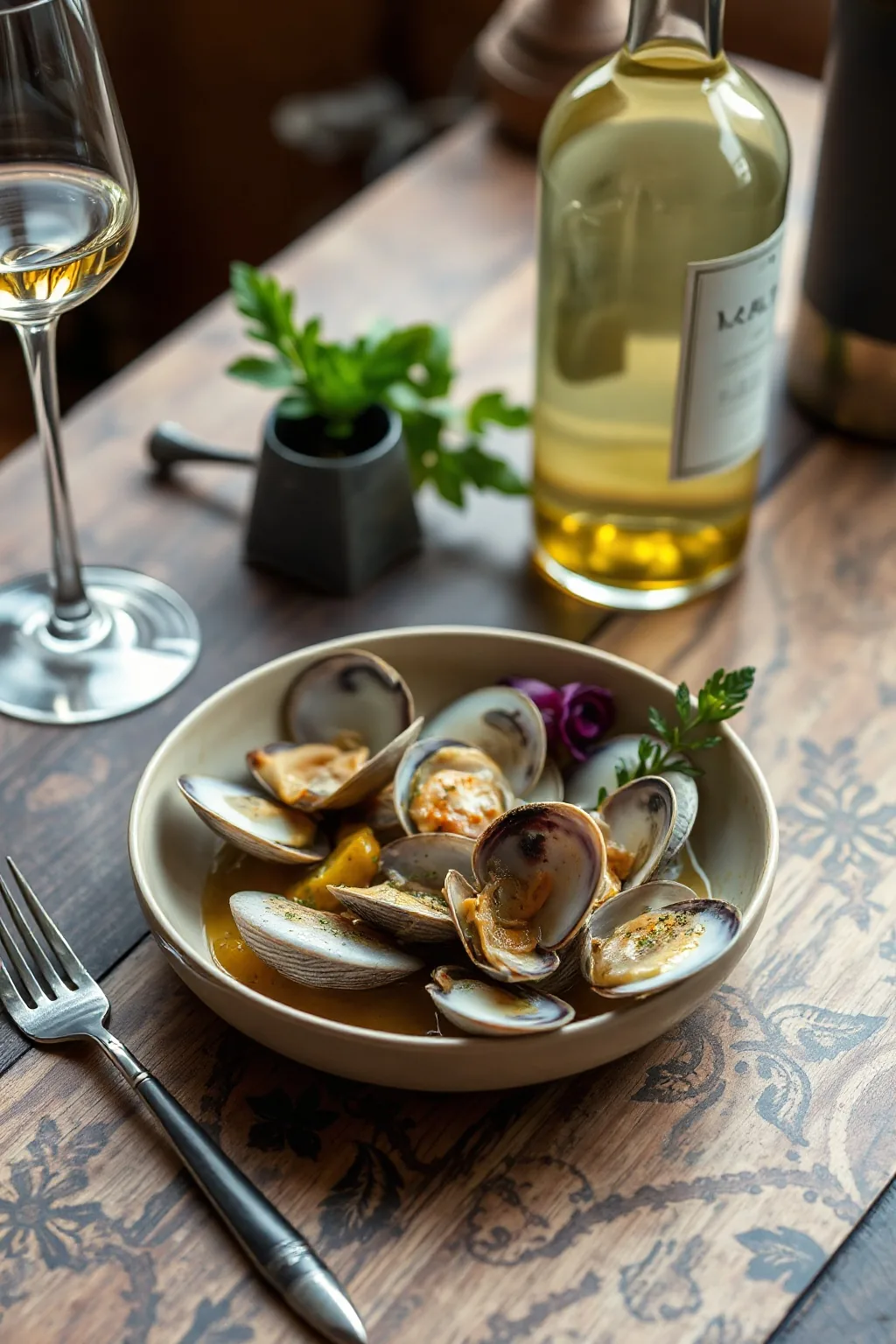 Clams In White Wine Recipe