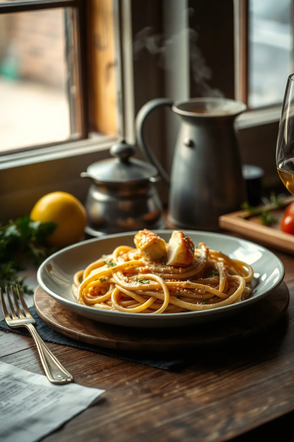 Crab Linguine Recipe