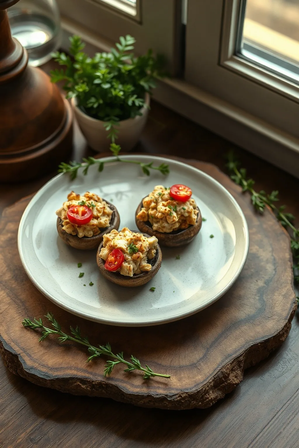 Crab Stuffed Mushrooms Recipe