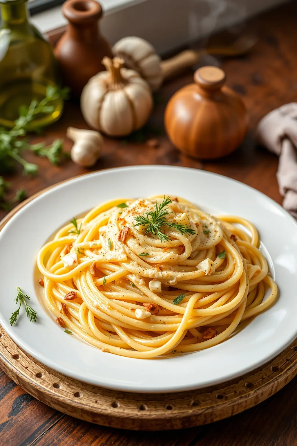 Creamy Garlic Pasta Recipe