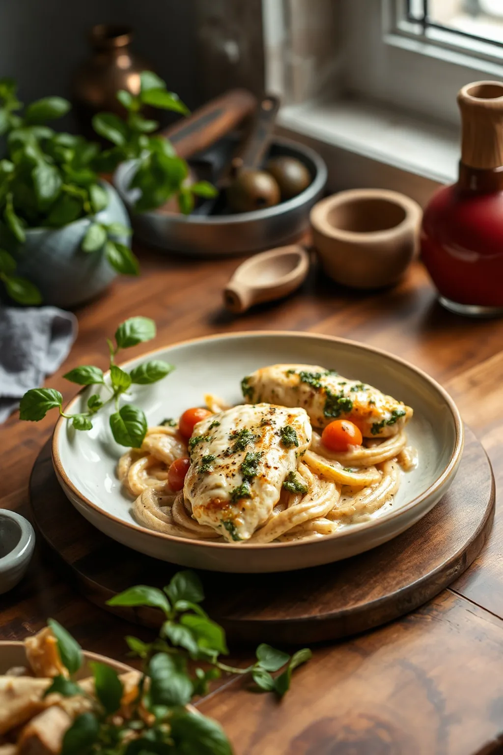 Creamy Pesto Chicken Recipe