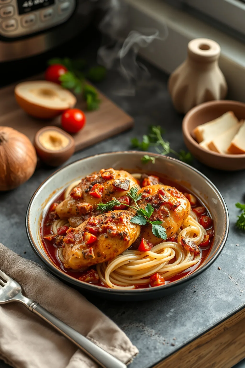 Easy Instant Pot Tuscan Chicken Recipe