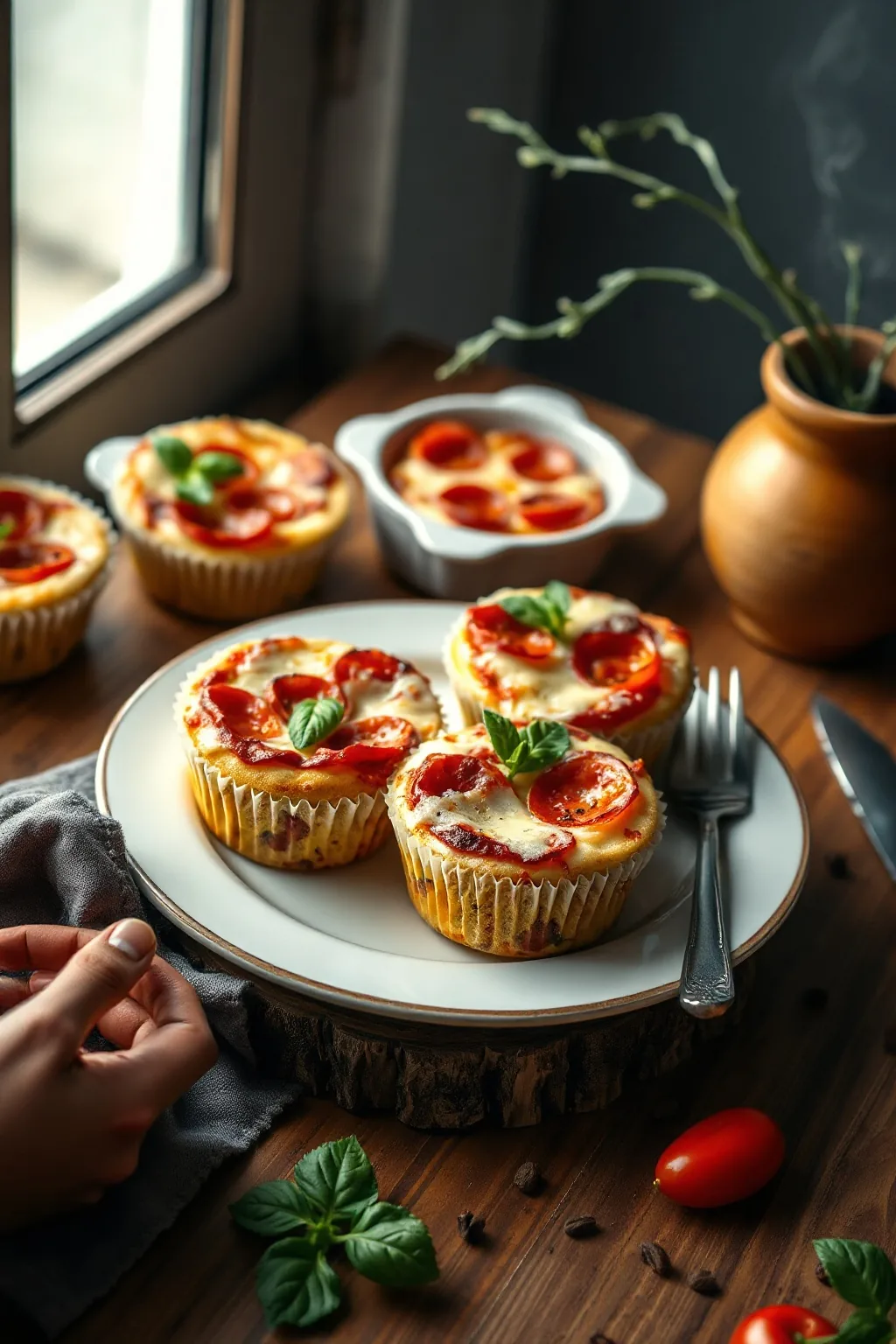 Easy Pizza Cupcakes Recipe