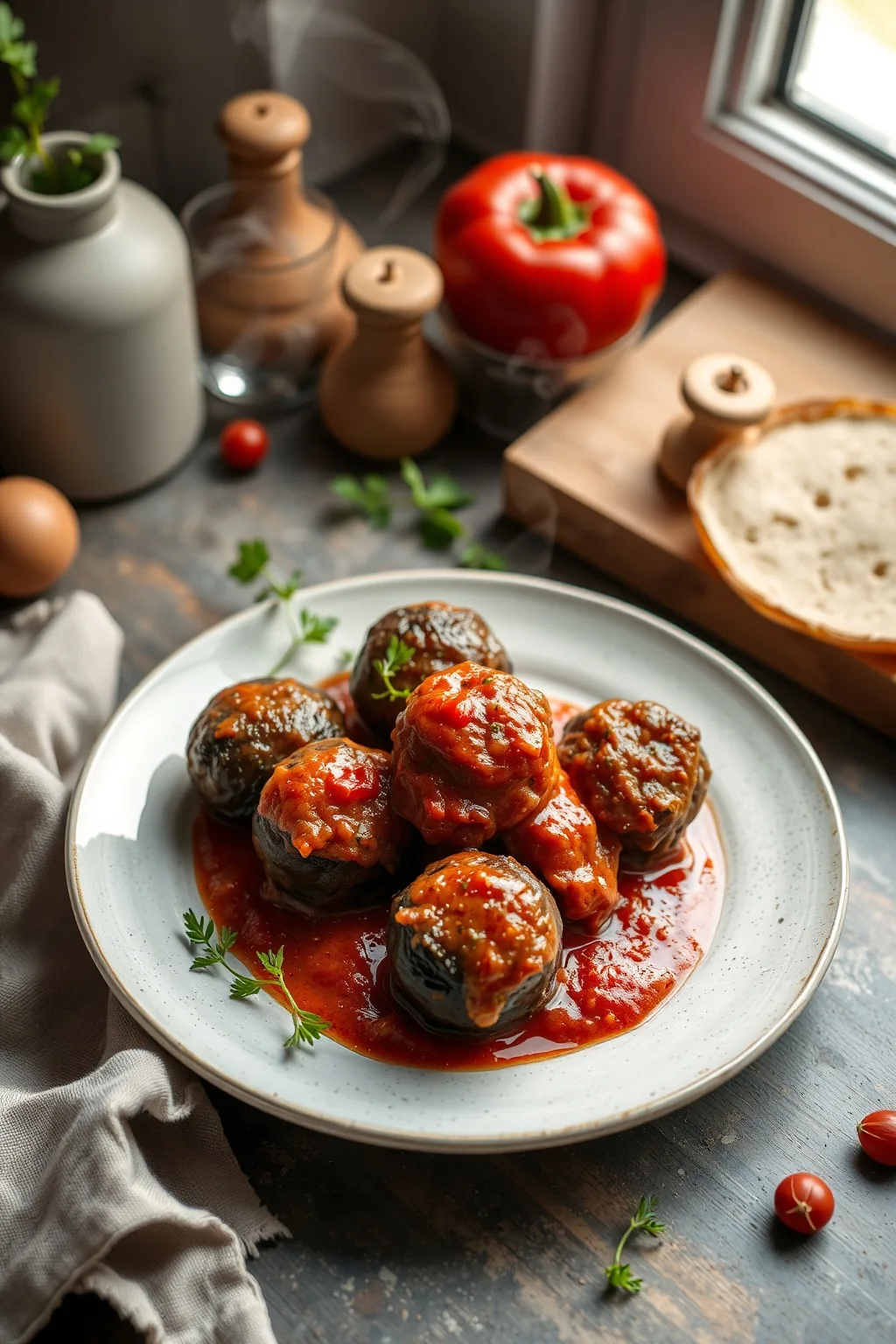 Eggplant Meatballs Recipe
