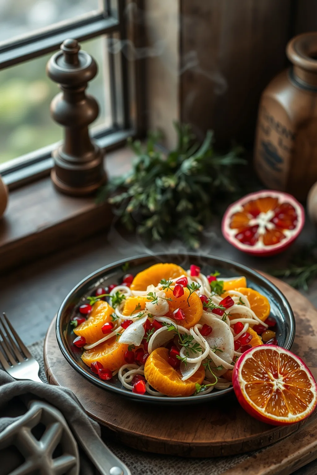 Fennel Orange And Pomegranate Salad Recipe