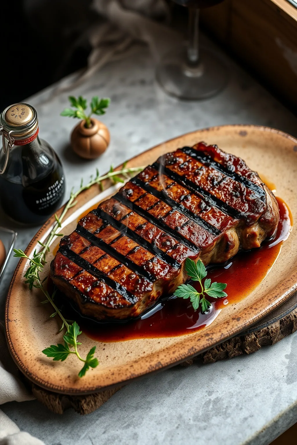 Grilled Balsamic Steak Recipe