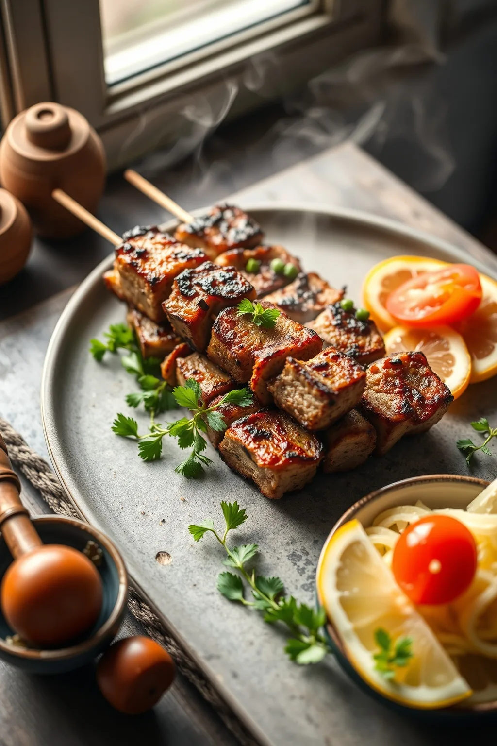 Grilled Italian Pork Skewers Recipe