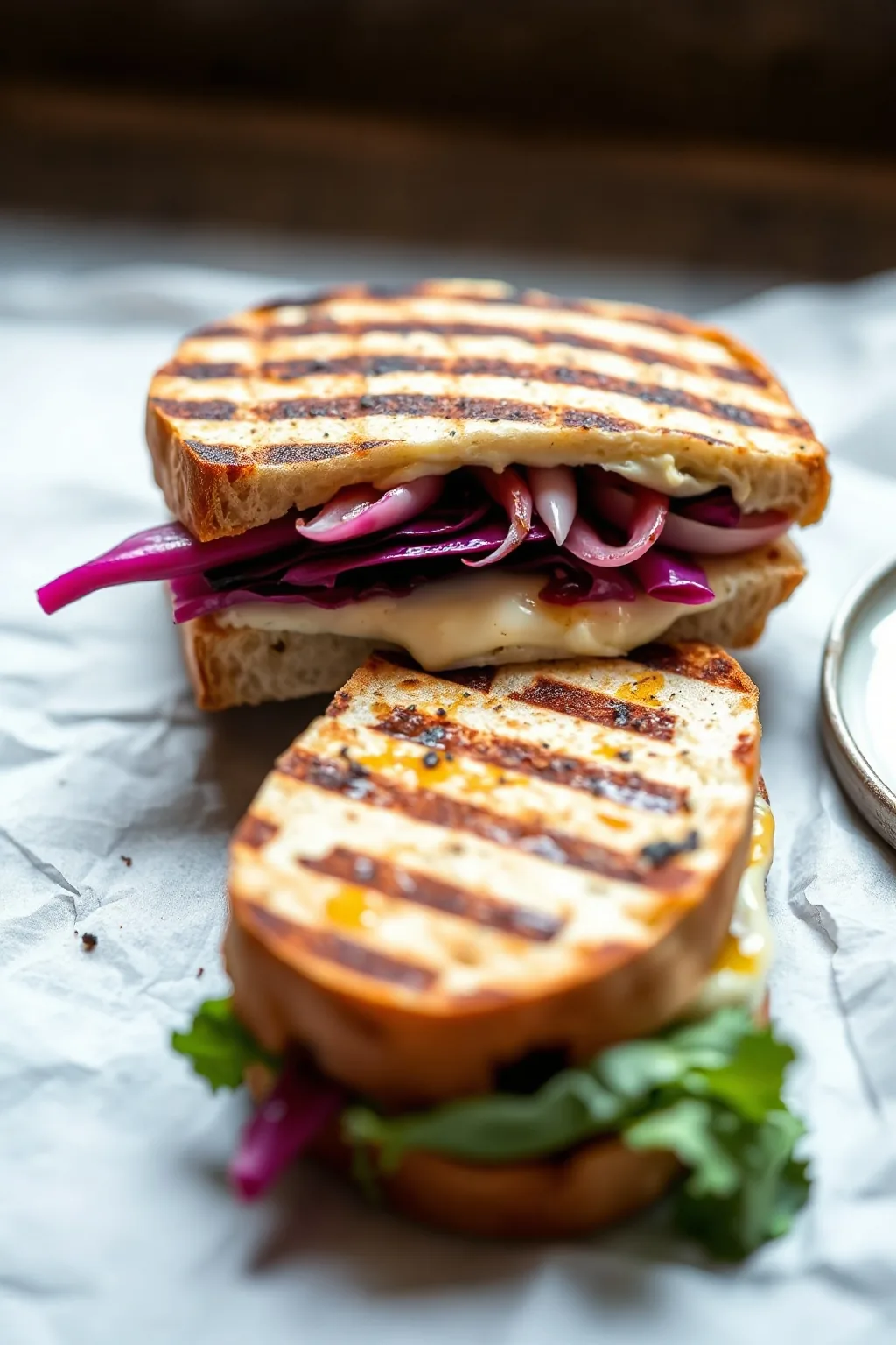 Grilled Radicchio and Taleggio Panini Recipe