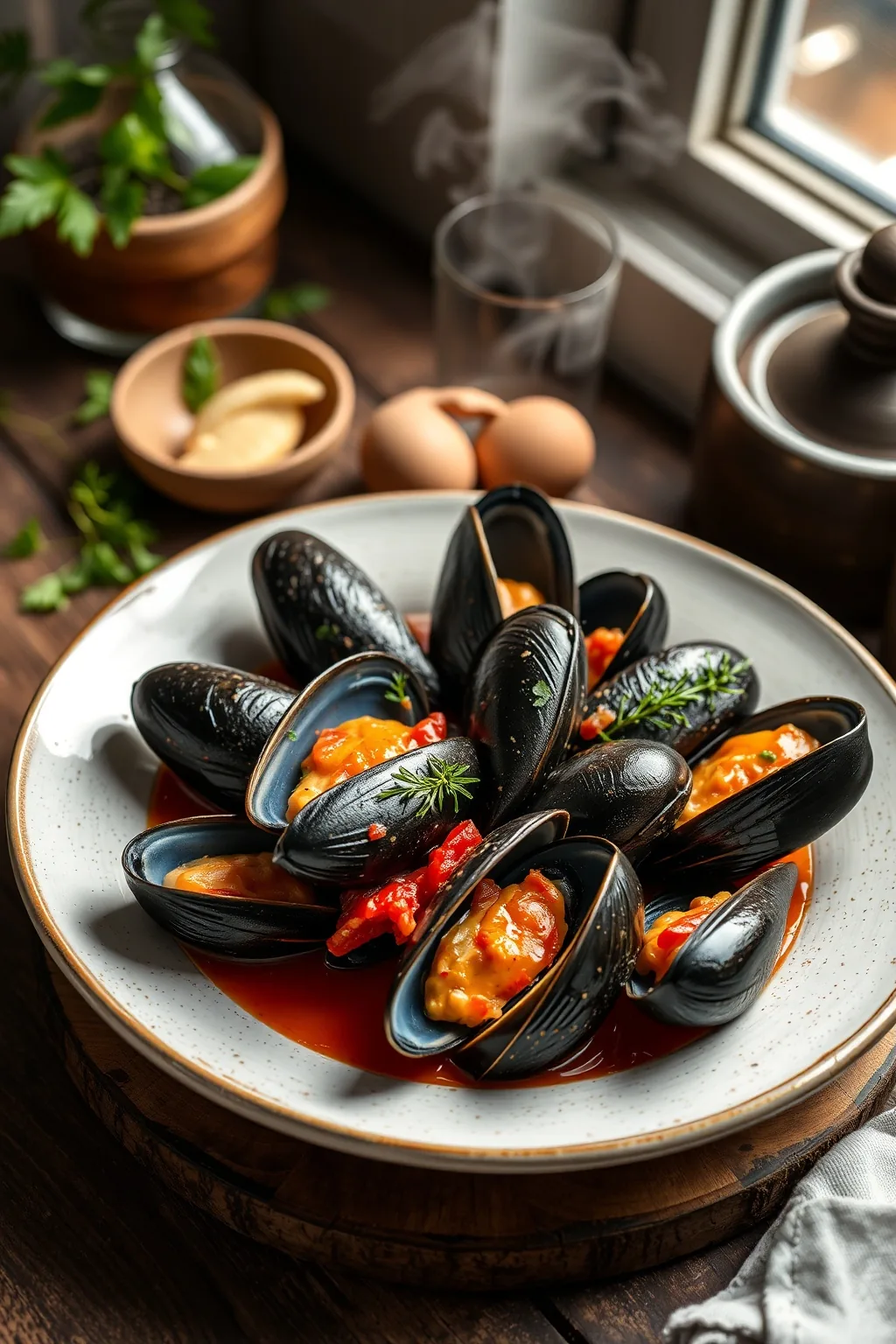 Italian Baked Mussels Recipe