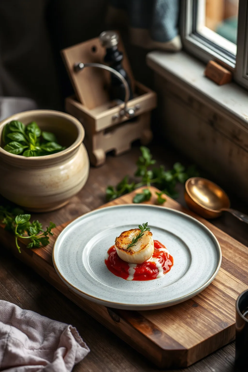 Italian Baked Scallops Recipe