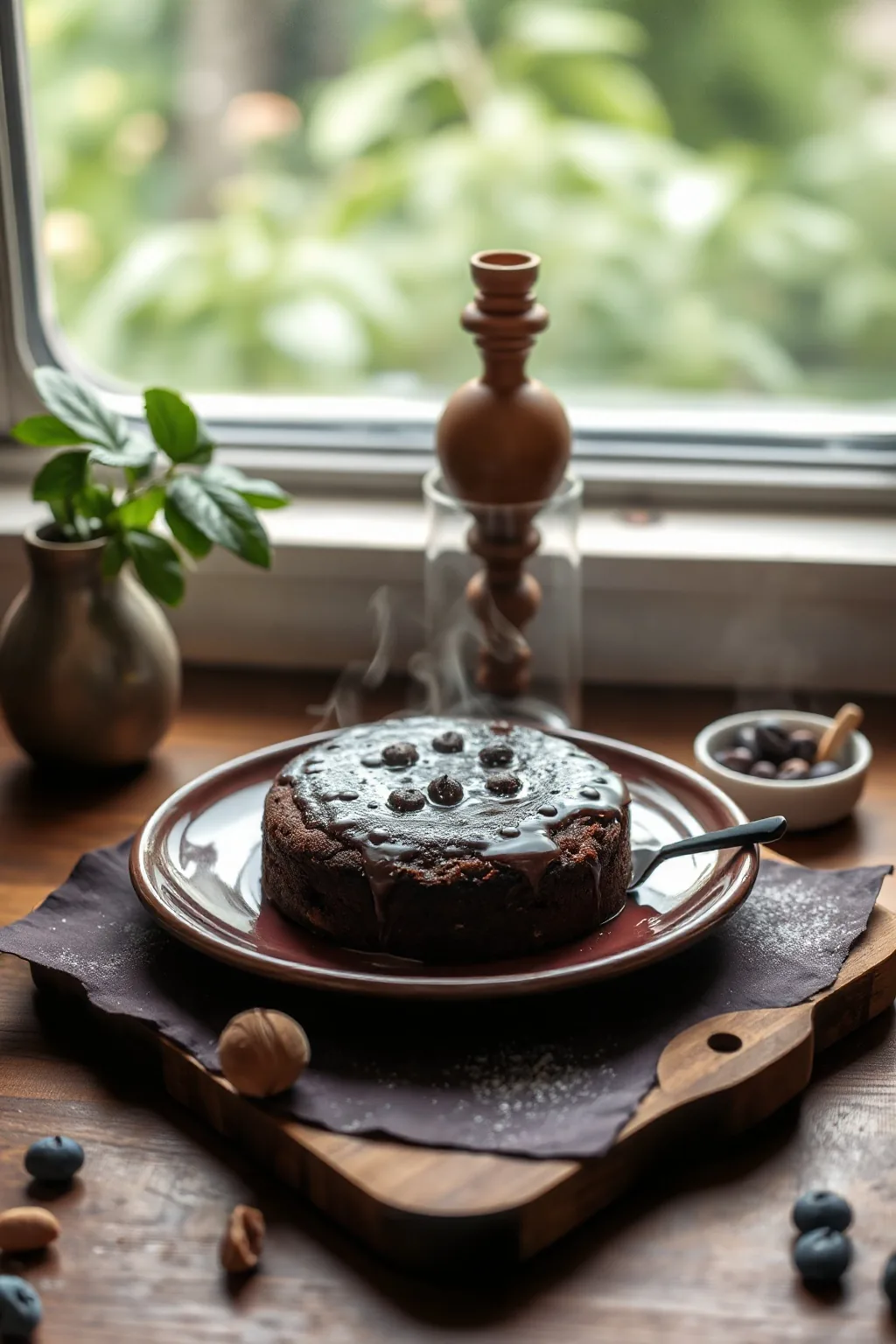 Italian Chocolate Walnut Cake Recipe