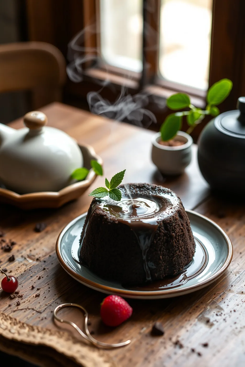 Italian Dark Chocolate Fondente Cake Recipe