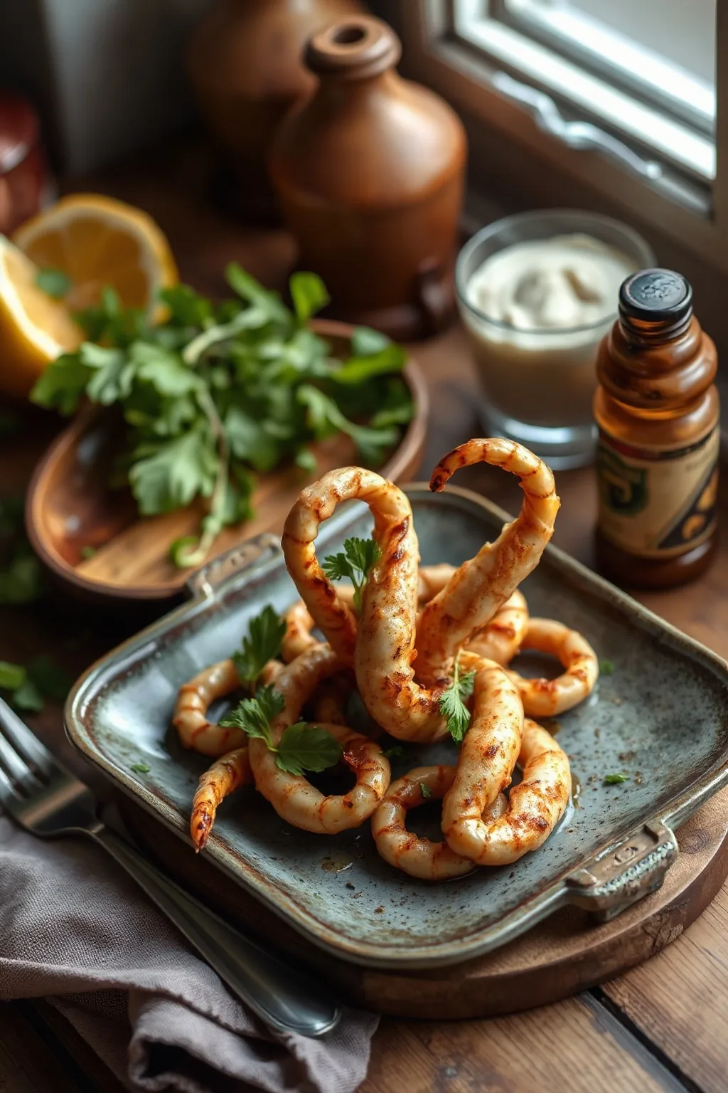 Italian Grilled Calamari Recipe