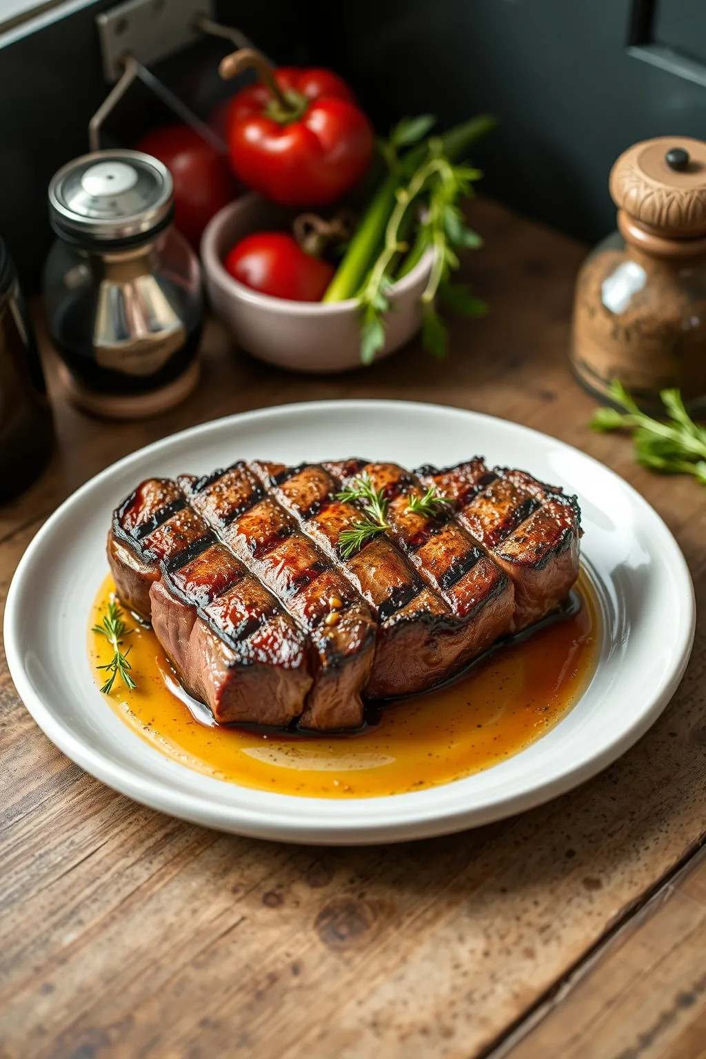 Italian Grilled New York Strip Recipe