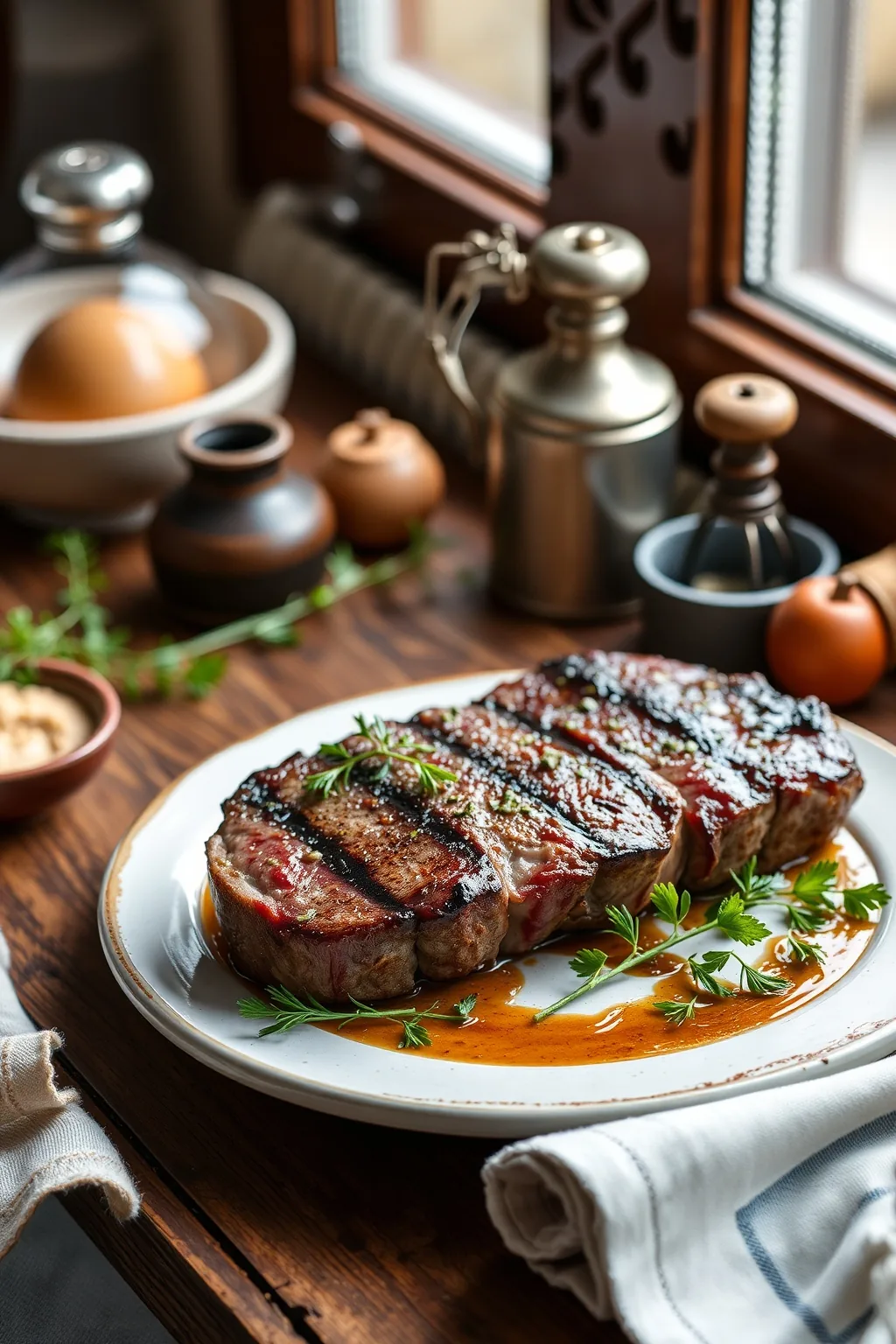 Italian Grilled Rump Steak Recipe