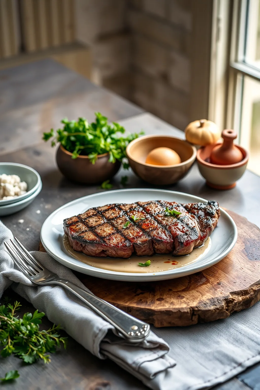 Italian Grilled Strip Steak Recipe