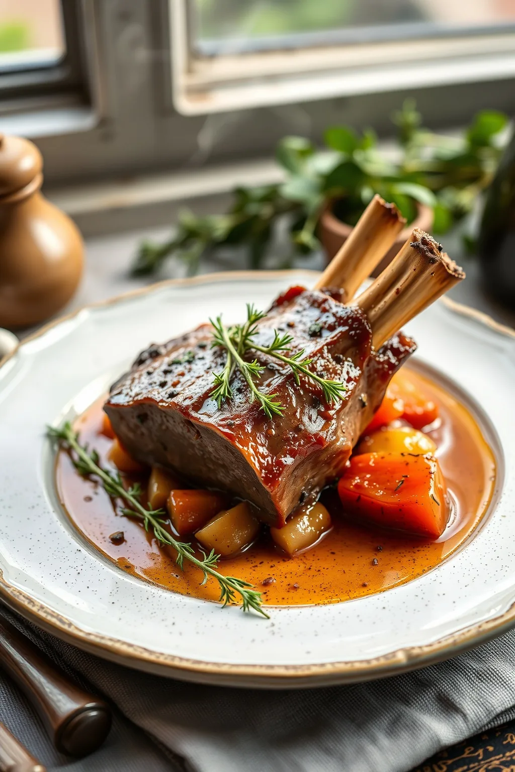 Italian Lamb Loin With Herbs Recipe