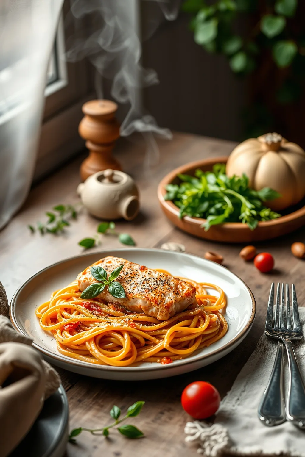 Italian Salmon Pasta Recipe