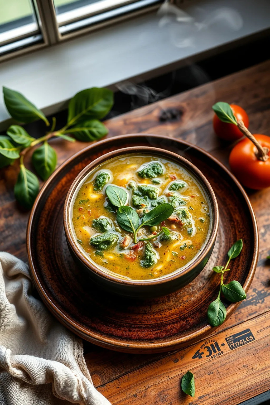 Italian Spinach Soup Recipe