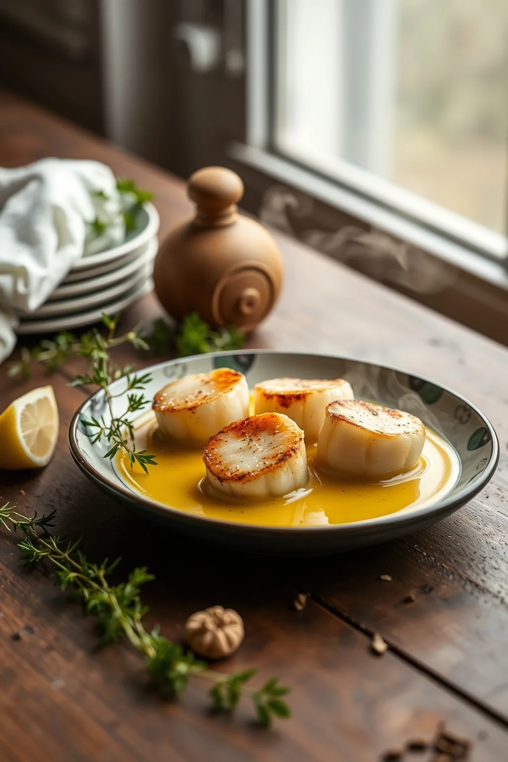 Lemon Butter Scallops Recipe