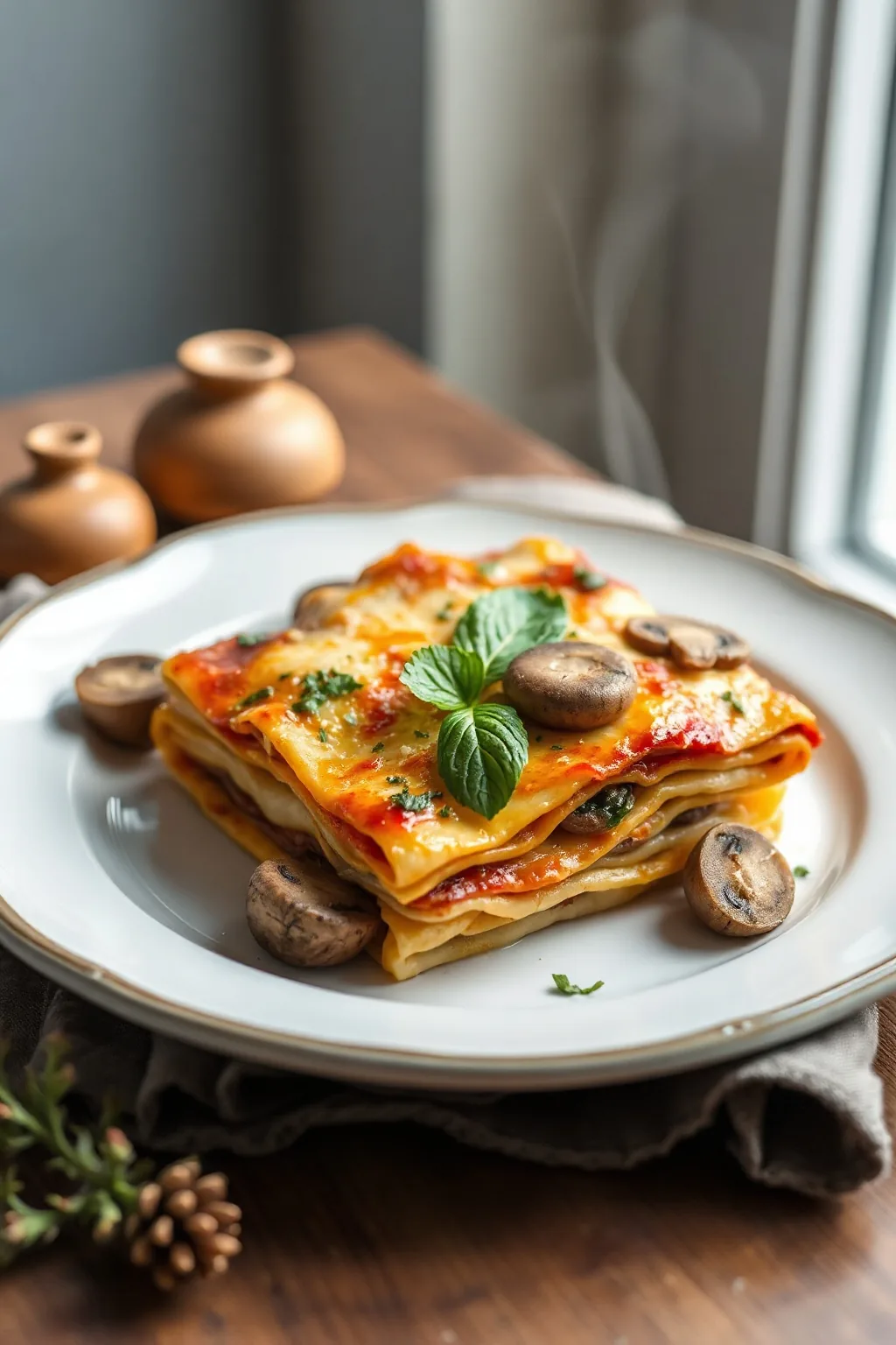 Mushroom Lasagne Recipe