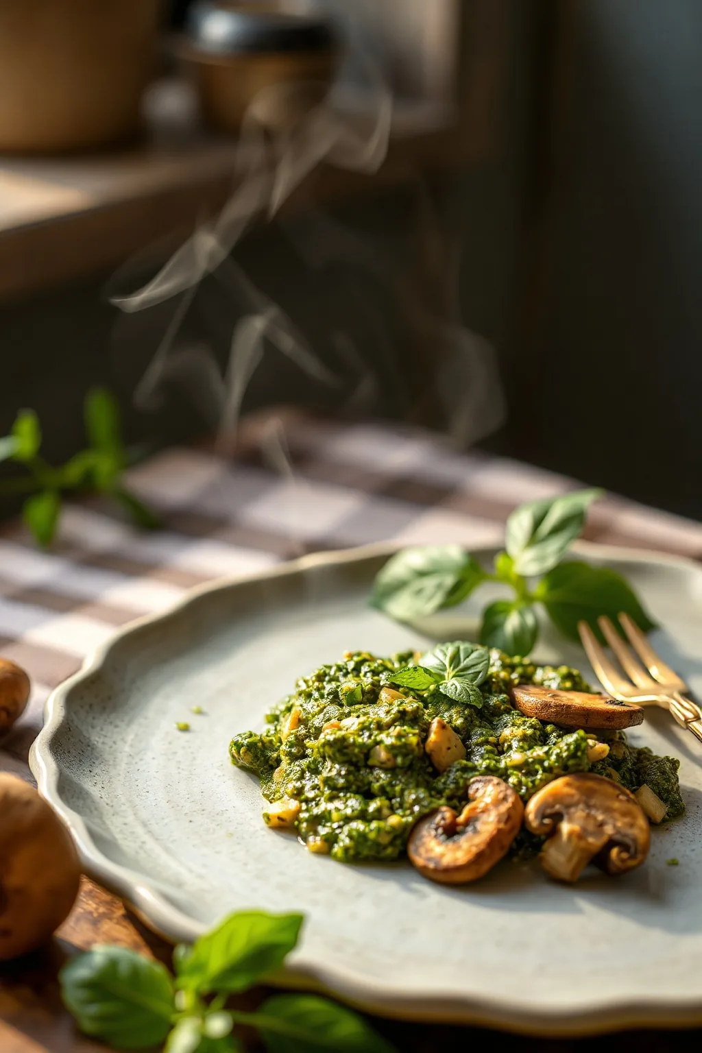 Mushroom Pesto Recipe