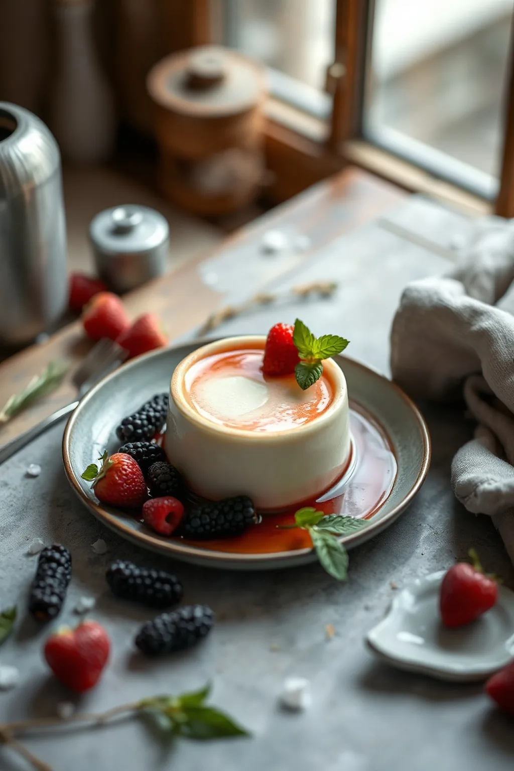Panna Cotta With Berries Recipe