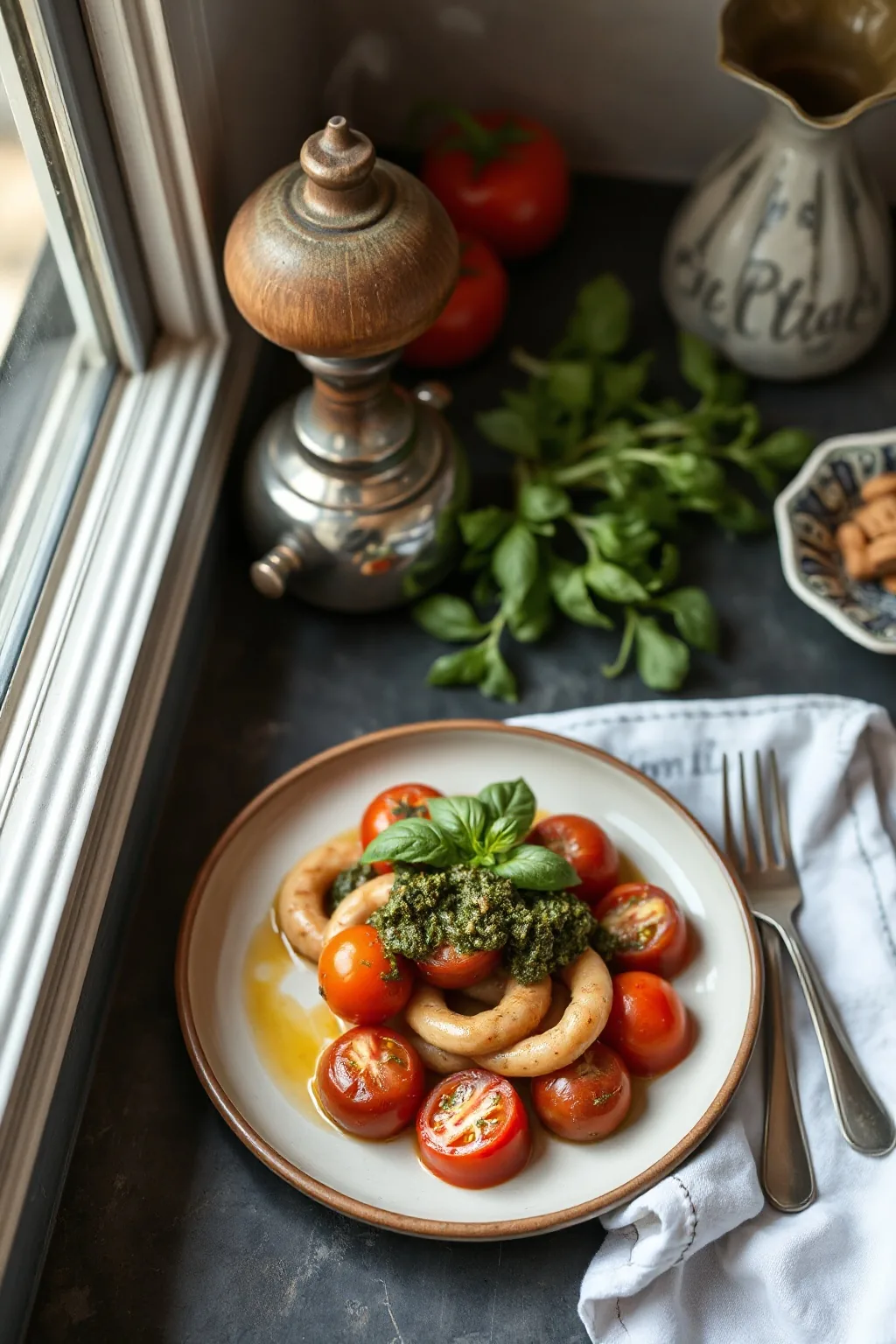 Pesto Tomatoes Recipe