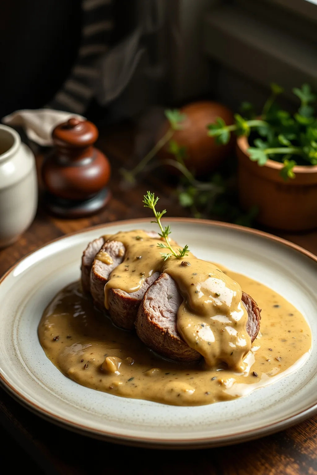 Pork Tenderloin with Creamy Marsala Sauce Recipe