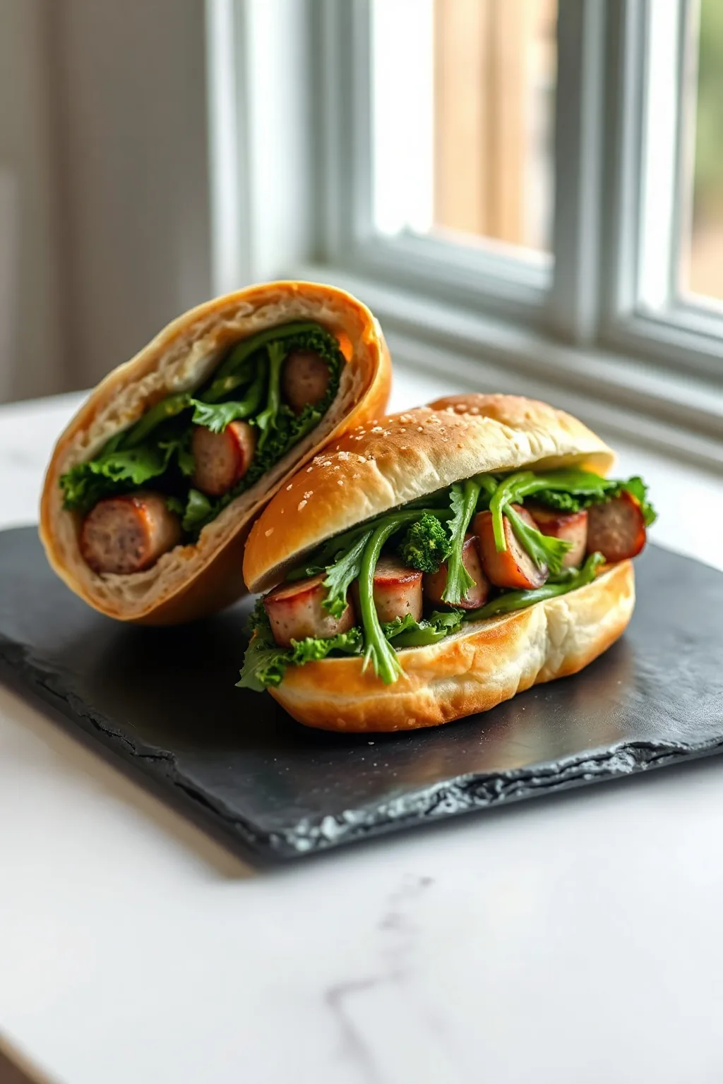 Sausage and Broccoli Rabe Sandwich Recipe