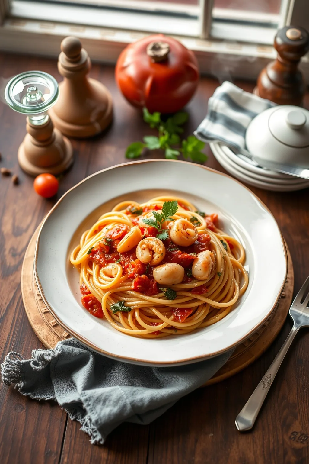 Seafood Marinara Pasta Recipe