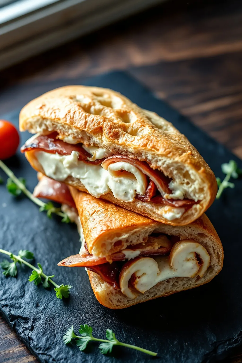 Speck and Brie Panini Recipe