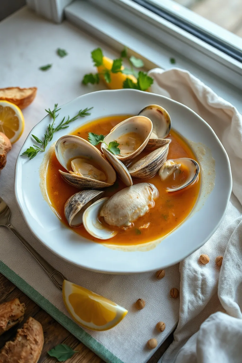 Zuppa di Vongole Clam Soup Recipe